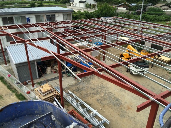 岡山県児島太陽光パネル取付架台設置サムネイル